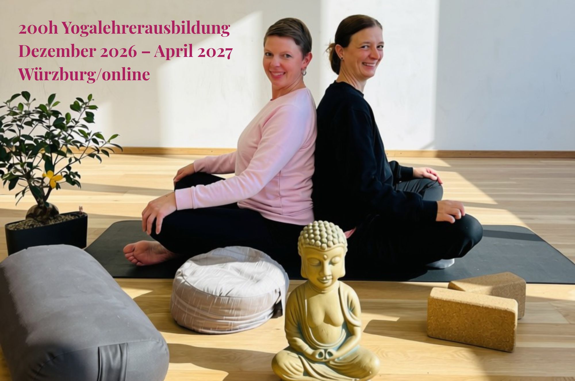 Titelbild 200h Yogalehrerausbildung Wuerzburg 2026 2027